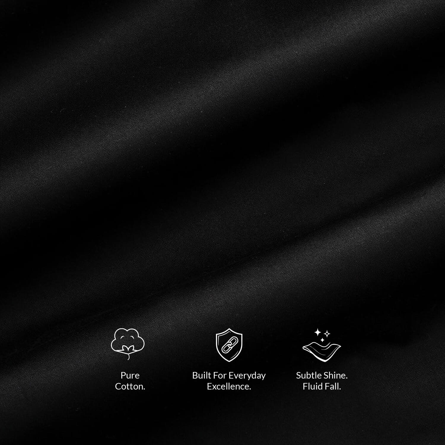 Cambridge Giza Cotton Shirt In Raven