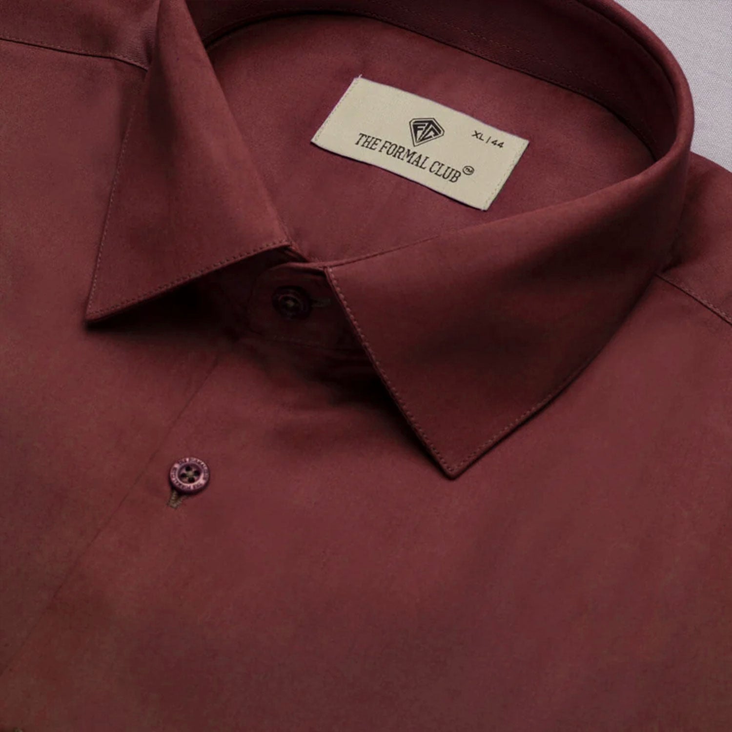 French Cuff Giza Cotton Shirt In Wineberry