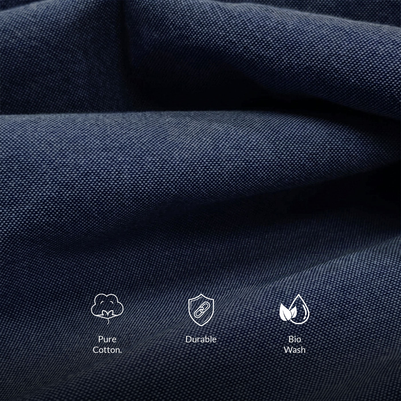 Regal Oxford Solid Shirt In French Navy