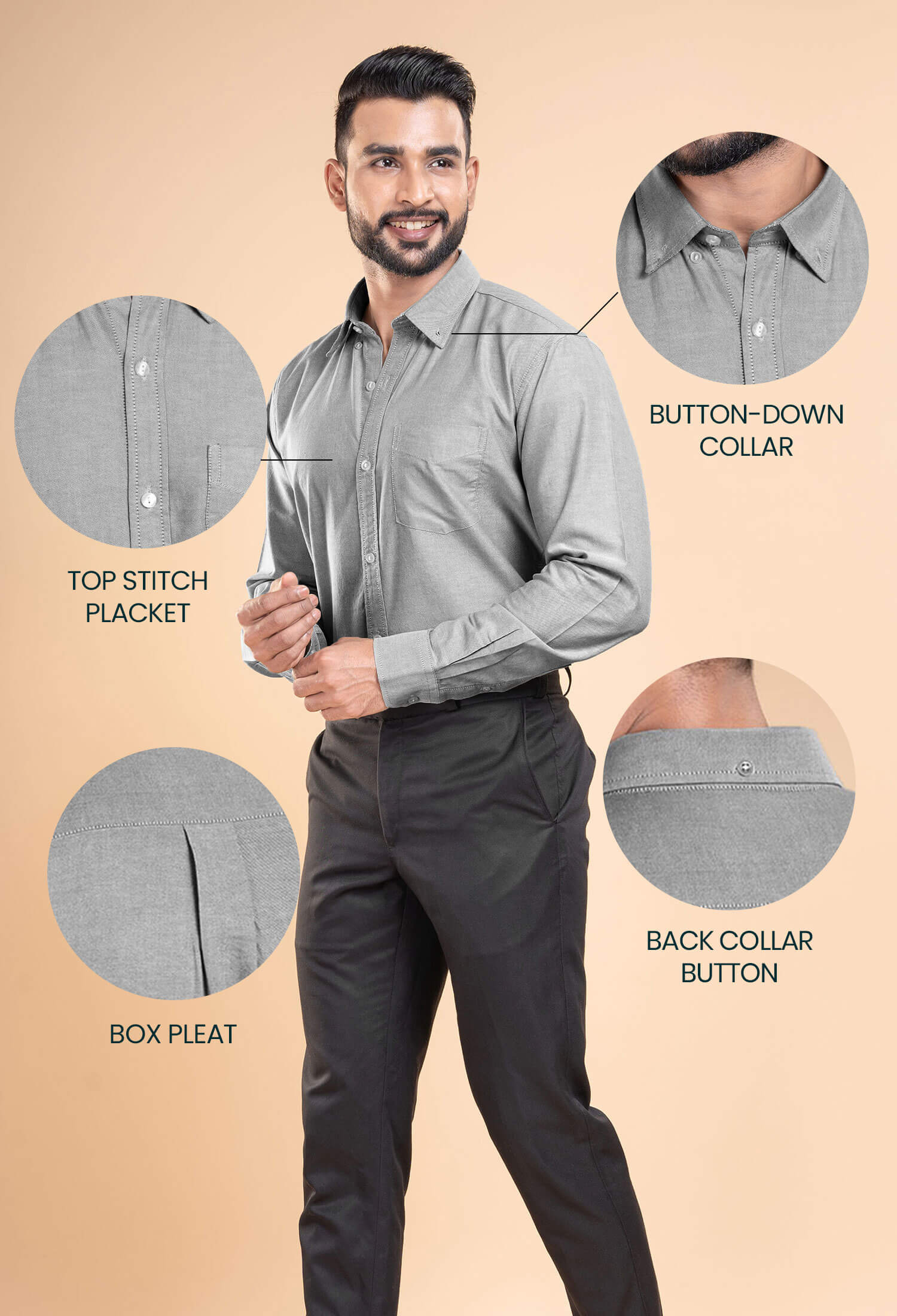 100% PURE COTTON FORMAL SHIRTS FOR MEN