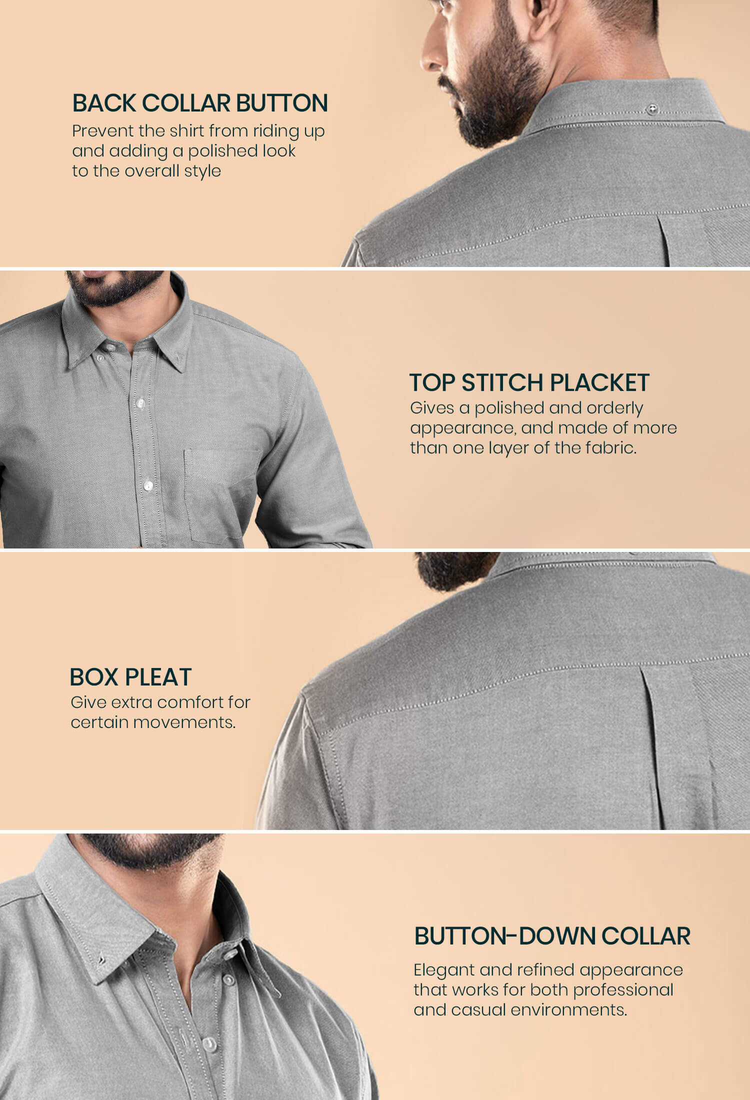 100% PURE COTTON FORMAL SHIRTS FOR MEN