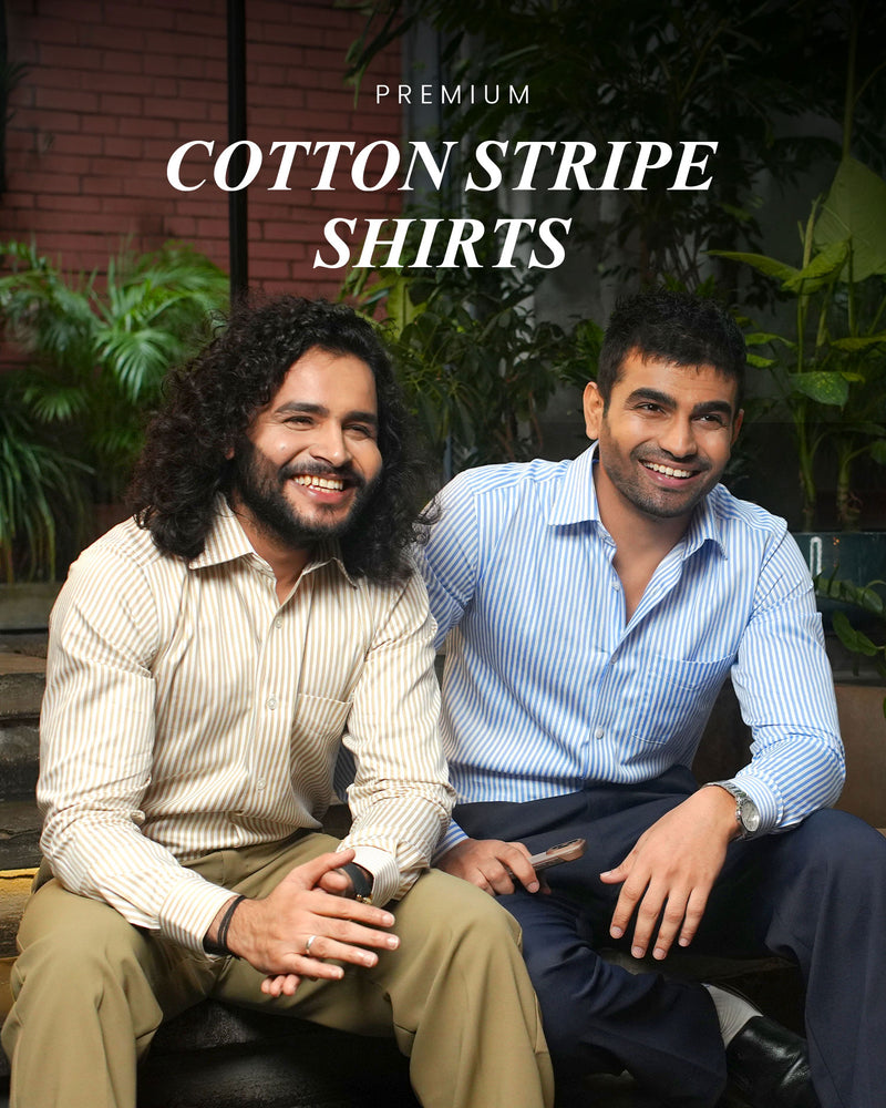STRIPED FORMAL SHIRTS FOR MEN