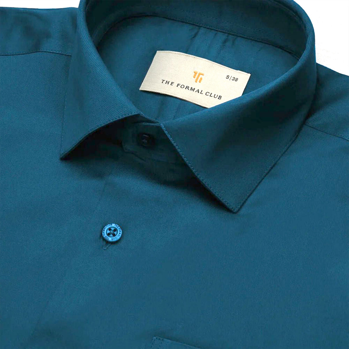 Premium Best-Seller Giza Shirt In Slate Blue & Cobalt/Wine Tie Combo