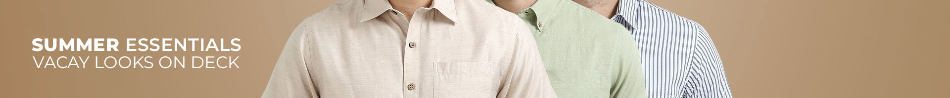 Summer essentials shirts for men