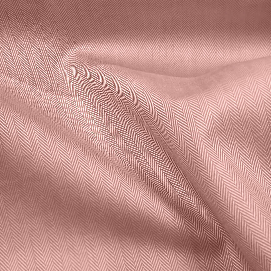Imperial Herringbone Giza Shirt In Flamingo