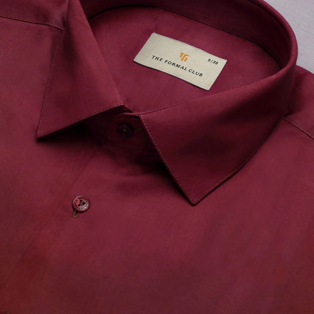 Flexi Stretch Plus Shirt in Wineberry
