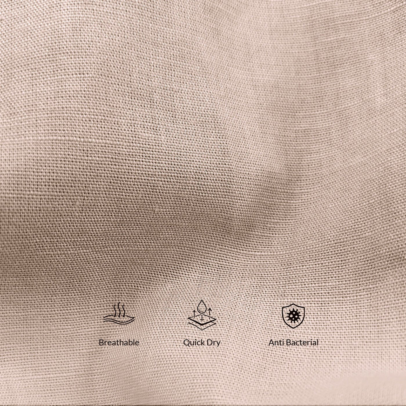 The Best-Sellers of Breeze Linen Full Sleeves - 3 Shirt Pack - Baby Blue, Seaweed & Wood Rose