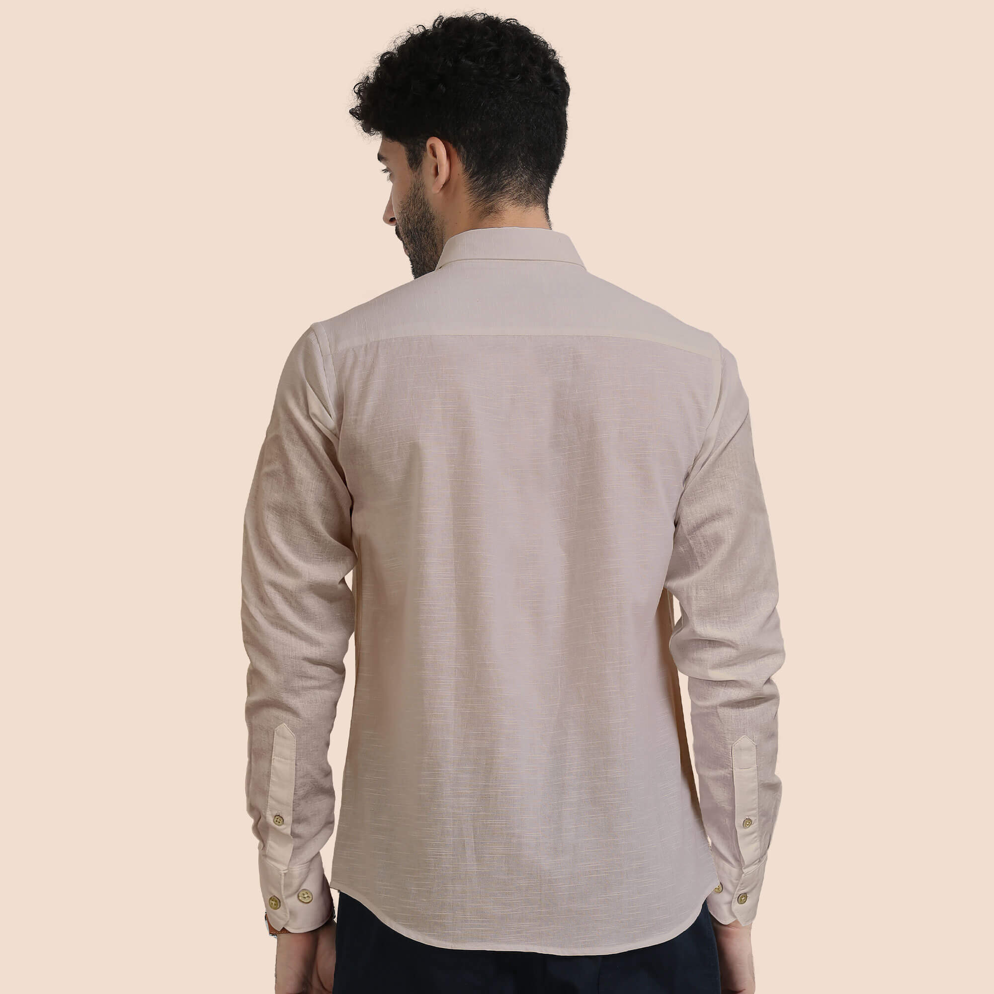 Breeze Linen Shirt In Wood Rose