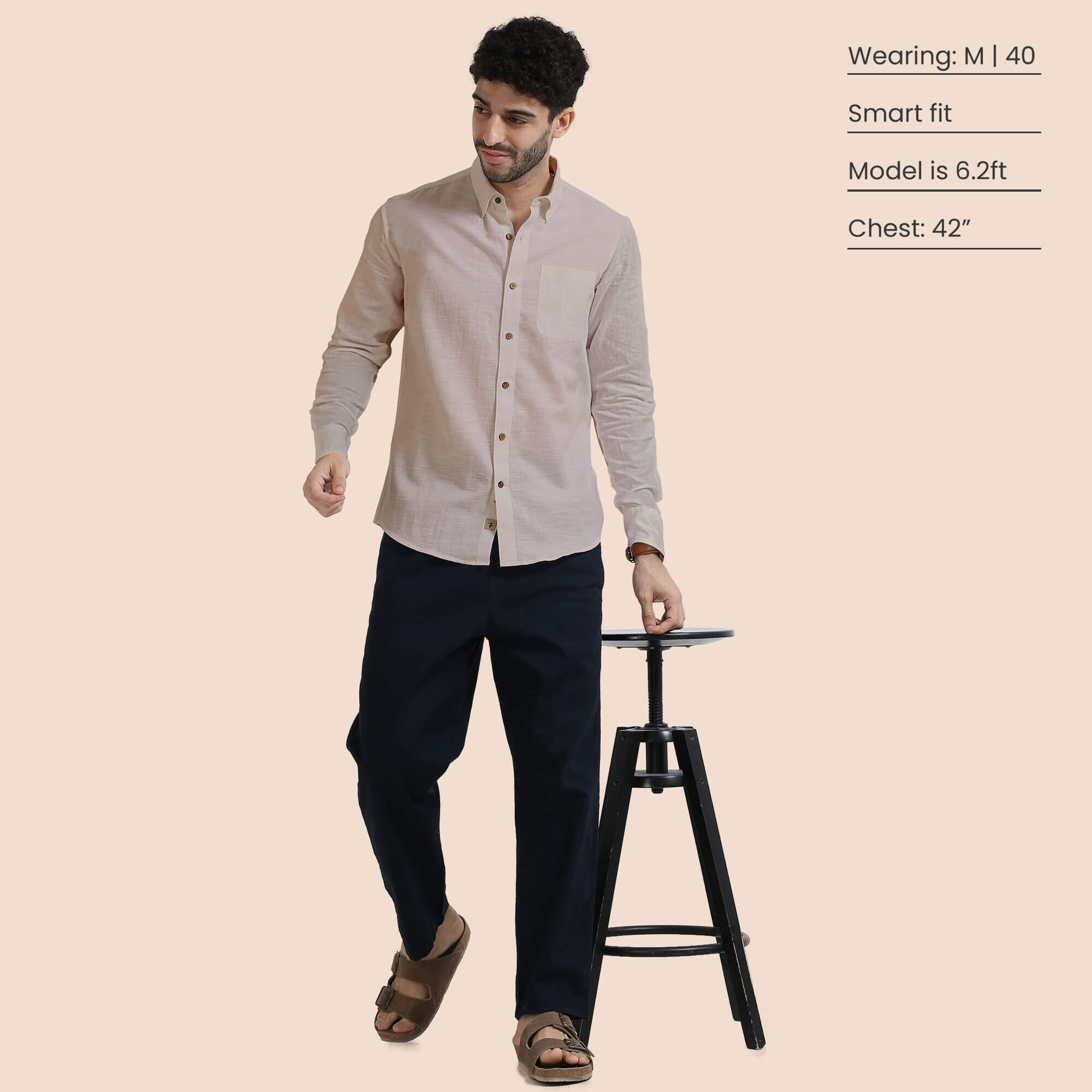 Breeze Linen Shirt In Wood Rose