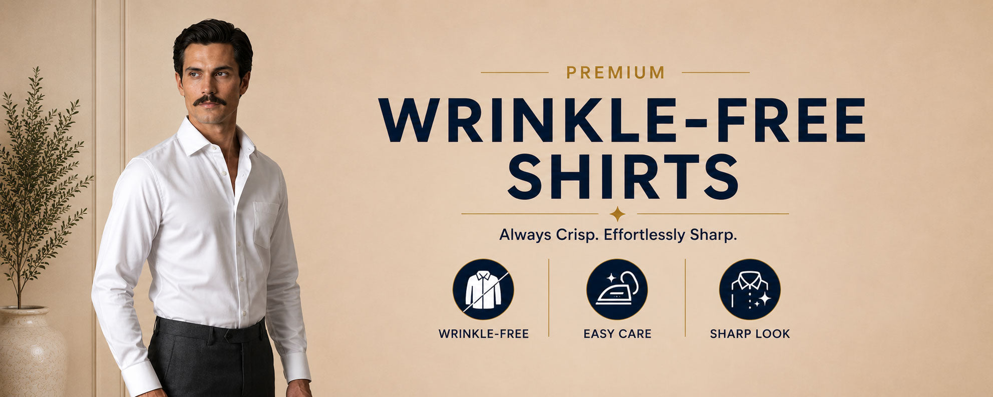 Wrinkle Free Shirts for Men