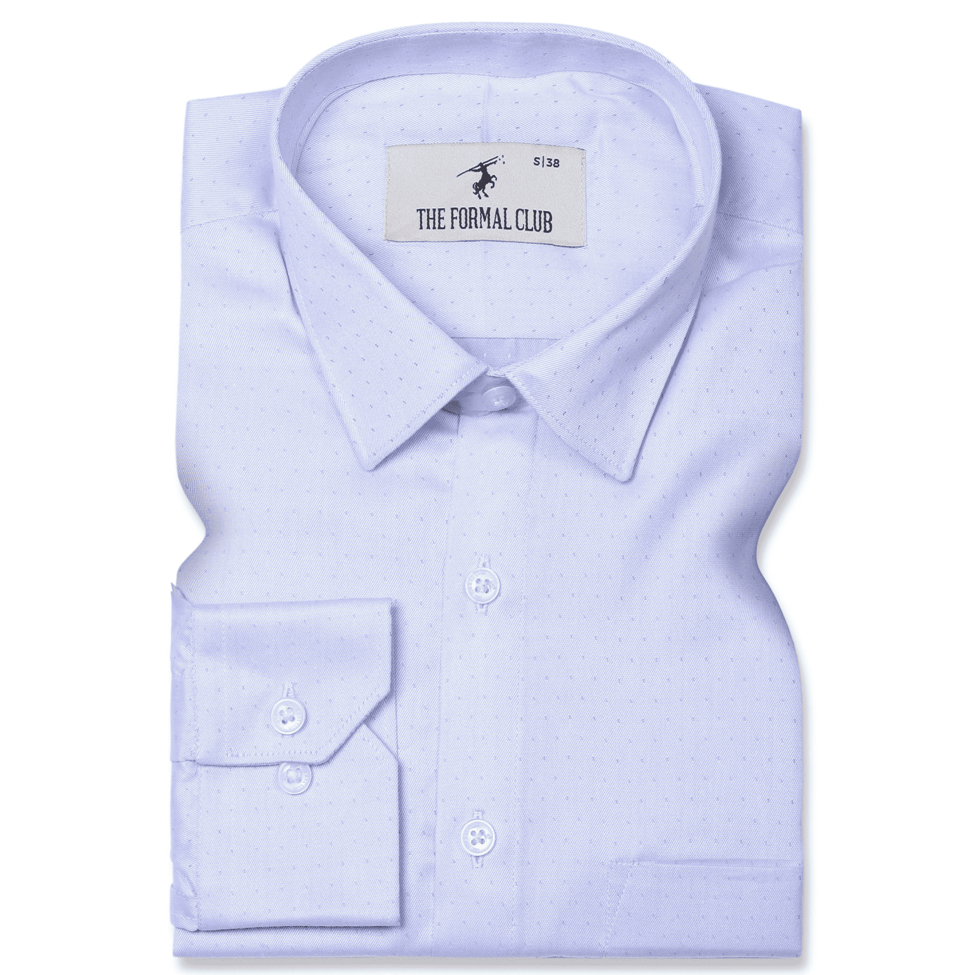 Donald Dobby Textured Shirt in Blue