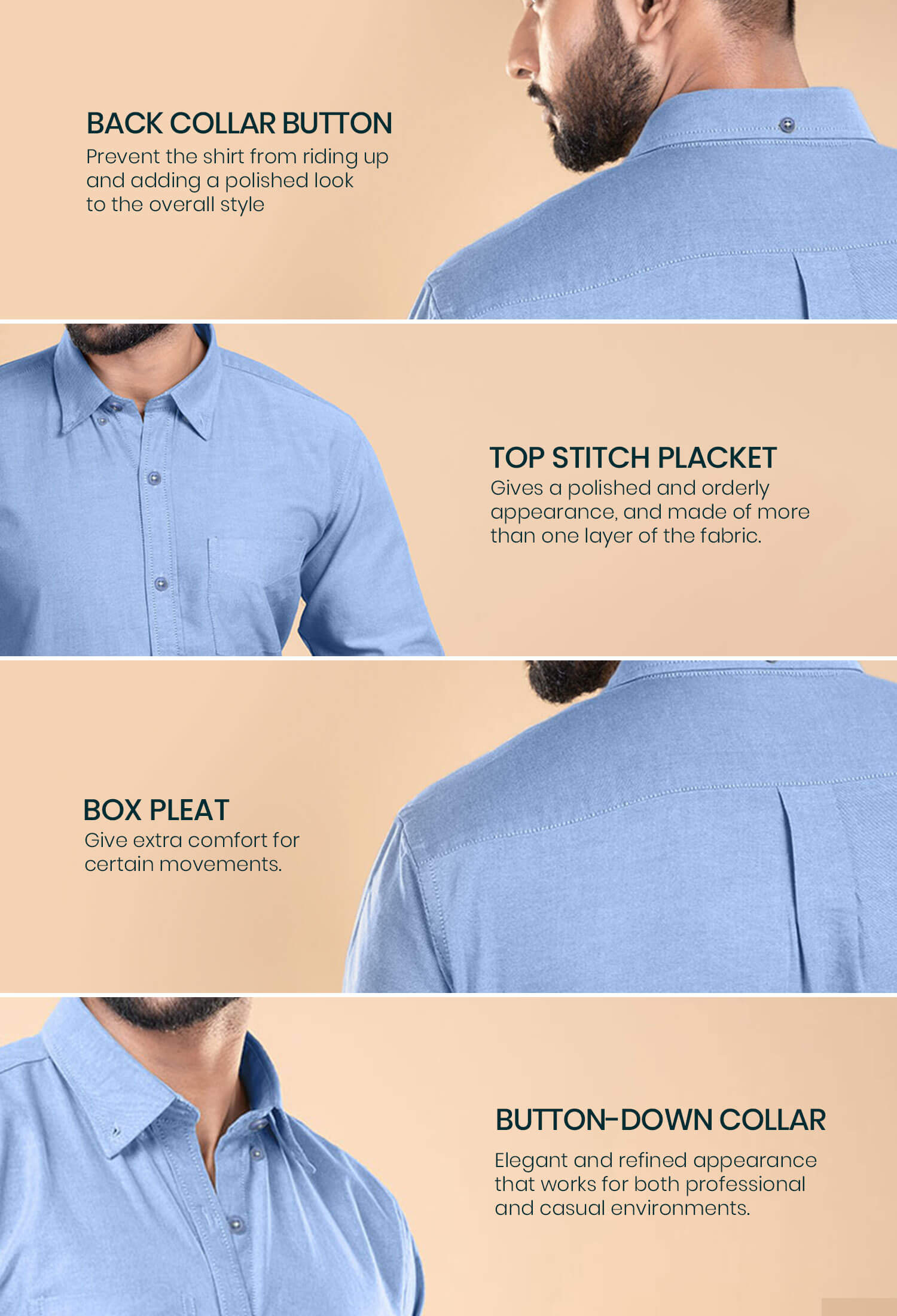 100% PURE COTTON FORMAL SHIRTS FOR MEN