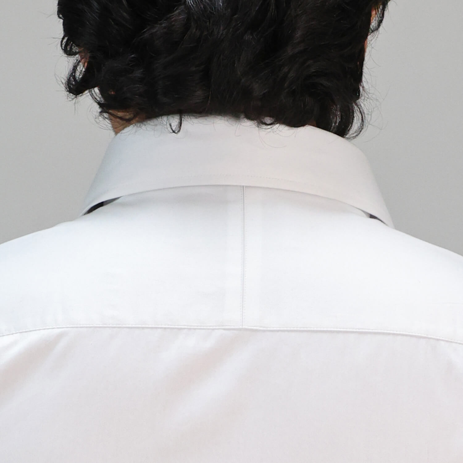 Hampstead 2 Ply Giza Cotton Shirt in Pearl White