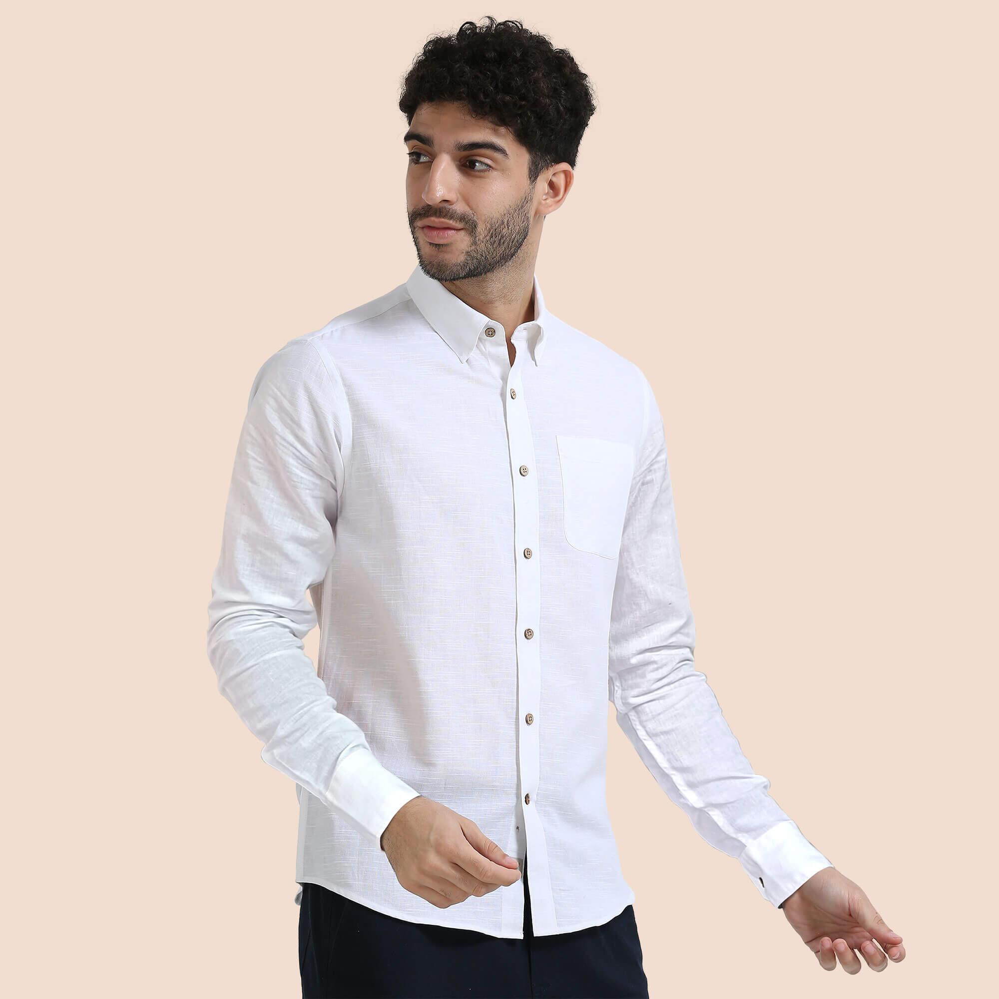 Breeze Linen Shirt In Ivory