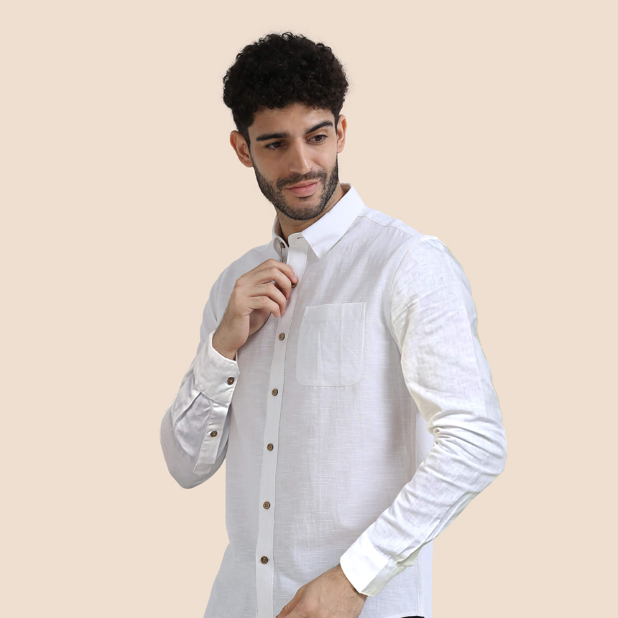 Breeze Linen Shirt In Ivory