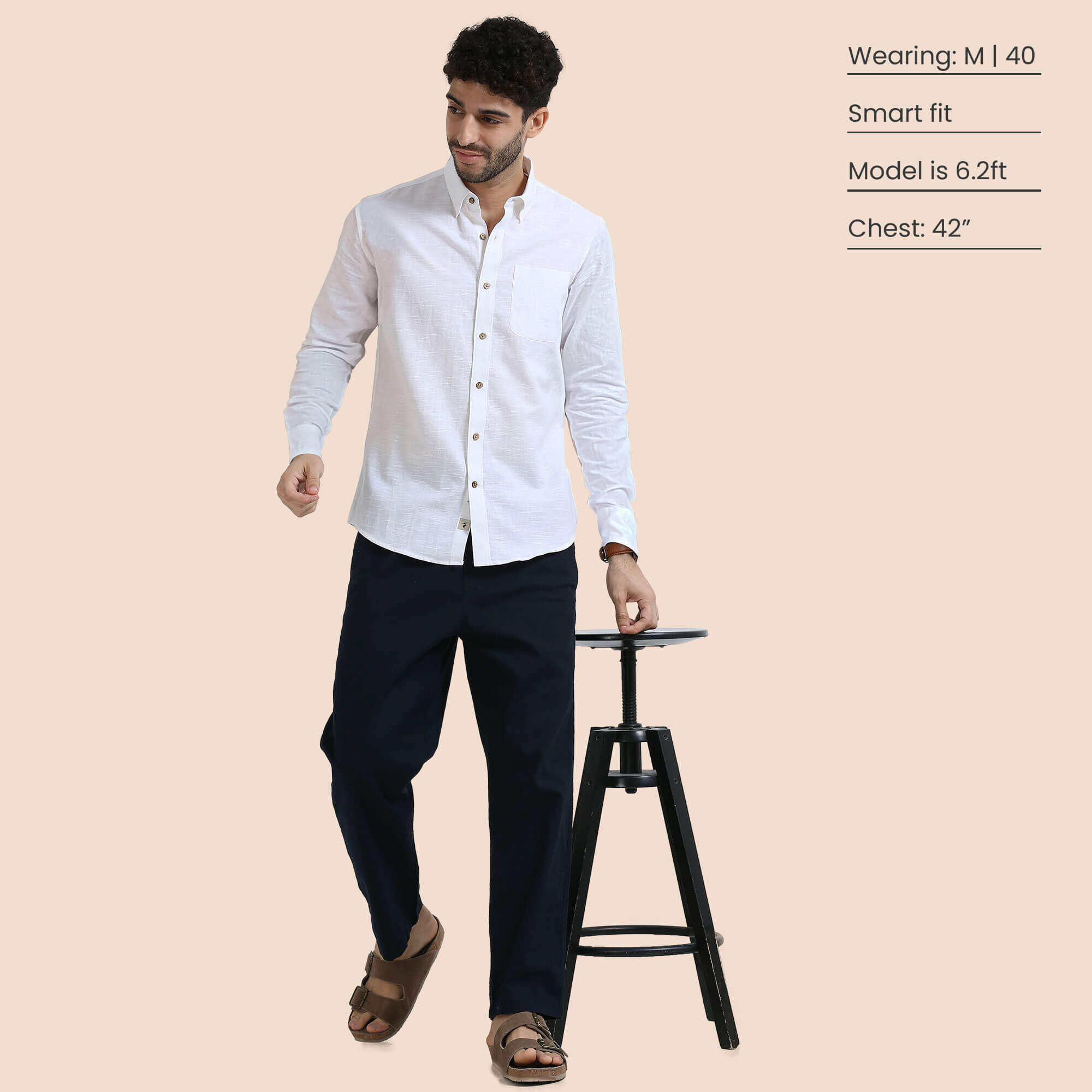 Breeze Linen Shirt In Ivory