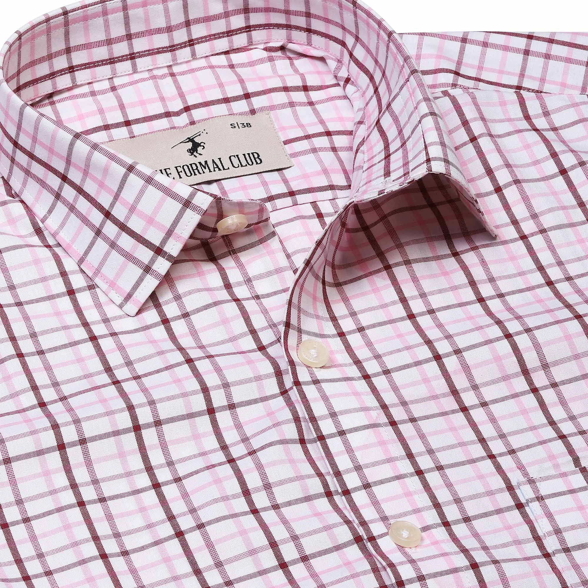 Tesla Pink Check Shirt