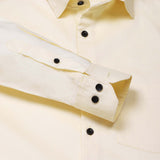 Eclipse Twill Solid Shirt In Yellow Regular Fit
