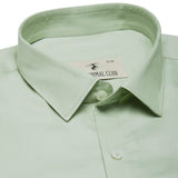 Premium Giza Cotton Trio: Burgundy, Light Lemon & Light Green Formal Shirts - The Formal Club