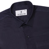 Swiss Finish Giza Cotton Shirt In Black