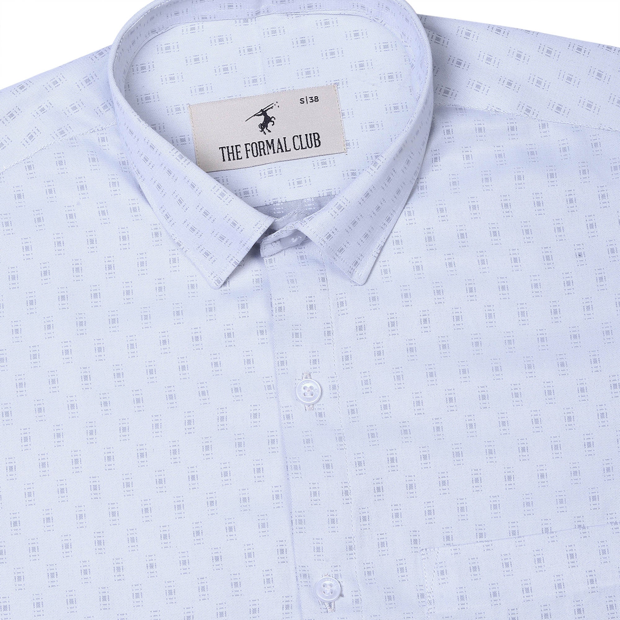 Lisbon Textured Grey Shirt - The Formal Club